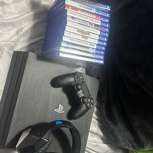 Sony Black PlayStation Console with DualSense Controller